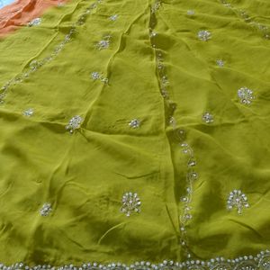 Unstitched Lehenga Choli Fabric And Duptta