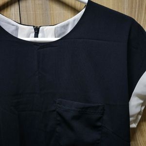 Midnight Cascade Layered Tee