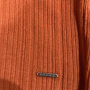 SUPERDRYSahara Ribbed Bodycon Dress with Slits