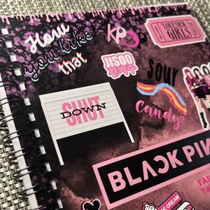 Black pink Theme Notebook