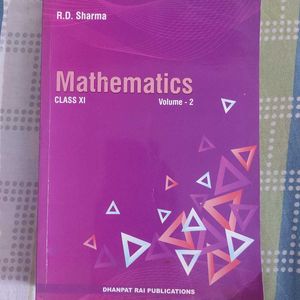 RD Sharma Class 11th Vol 2