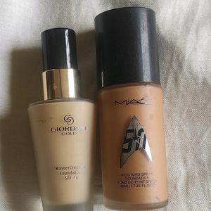 Combo Of Geordani Gold& Mac Foundation