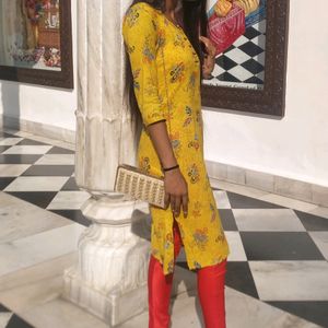 Yellow Kurti