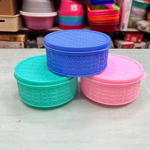 3 Pcs Set Round Containers