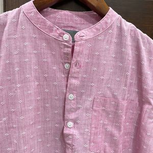 Men’s Short Pink Kurta