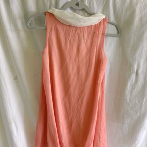 vintage imported peach top/dress(women)