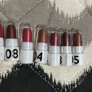 10 Mini Lipsticks Nude Matte