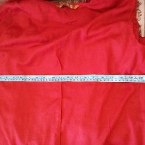 Red Kurti Set For Women