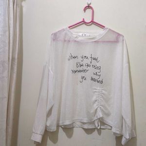 Korean Transparent Oversized Trendy Hoodie