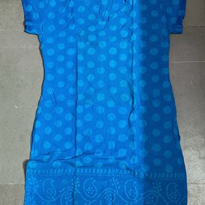 Everyday Wear Blue Kurti