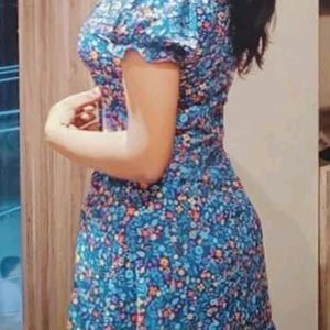 Floral Print Cute Dress