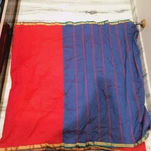 Polyster Saree With Blouse
