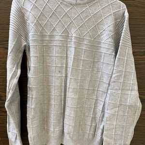 Grey Woolen Pullover From Kashmir