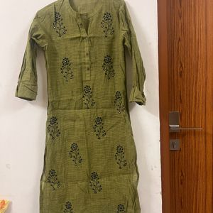 Floral Print Kurta