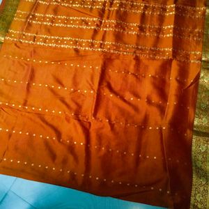 Orange Colour Pure Kanchipattu Saree