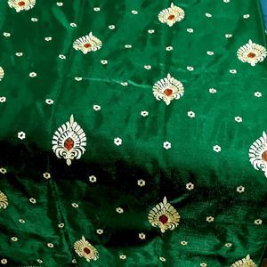 Satin Silk Zari WorkFestive Wear Saree