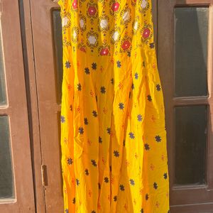 Bright Yellow Long Dress - Sunshine & Pop Of Color