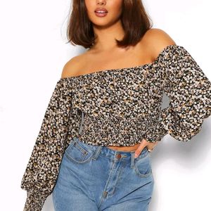 Boohoo Floral Crop Top