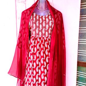 Mayra Cut Kurti Set 3 Pieces