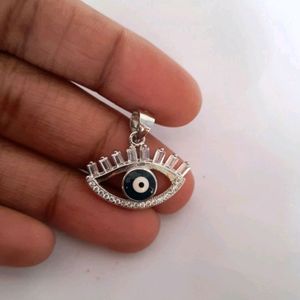 925 silver evil eye pendant Combo Of Two Pendan