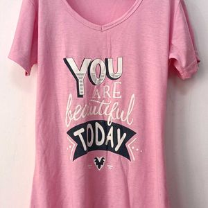 Casual Pink Top For Women's