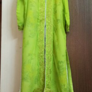 Green Georget Kurta