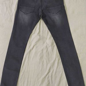 Here And Now Mens Slim Fit Grey Jeans