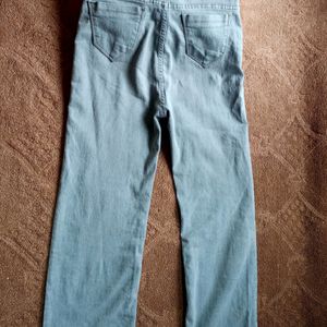 Grey Straight Leg Jean