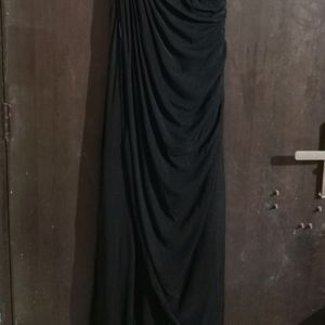 black net party gown