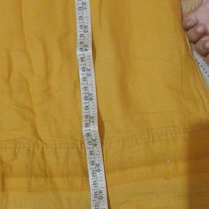 Mustard Cotton Kurta