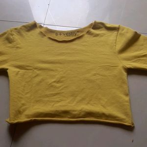 Yellow Crop Top