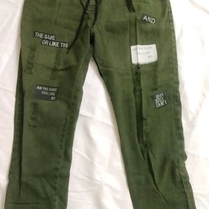 Funky Green Pants