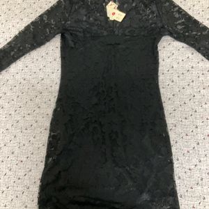 Black Pinterest Lace Dress