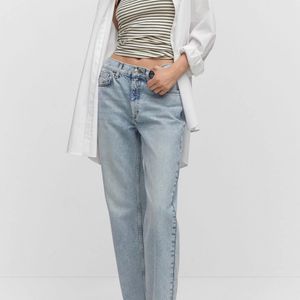 Straight Fit Light Blue Jeans