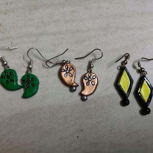 Terracotta Earrings - Any 3 Set (Your Choice)