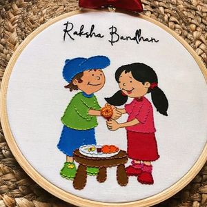Rakhi Special Embroidery Hoop