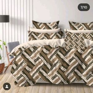 Double Bed Sheet & Pillow Cover