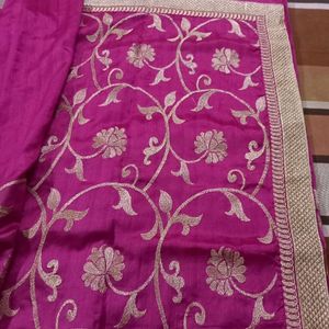 New Designer Embroidery Saree With DesignerBlouse