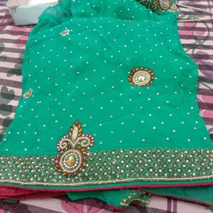 Heavy Embroidery Saree