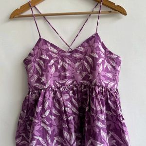 Noodle Strap Short Kurti