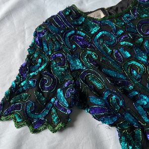 Kaleidoscope Sequinned Top