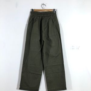 Olive Green Casual Trousers (Women’s)