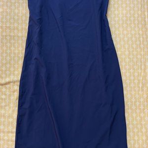 Arrow midi dress Navy blue