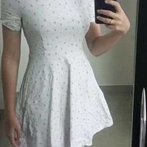 WHITE MINI DRESS (ONLY CASH)