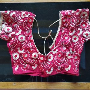 Single Piece Red Blouse For Women