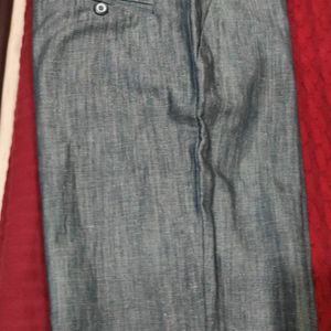 Men Trouser Bluish Grey