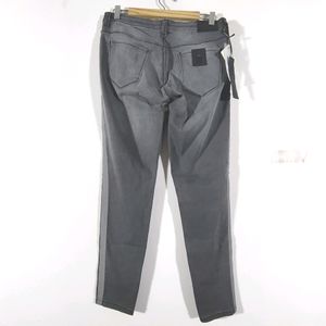 Grey Striped Jeans (Women's)