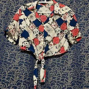 Ladies Floral Shirt