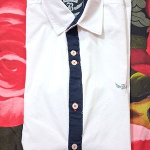 Casual White Shirt L Size