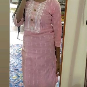 Beautiful New Pink Kurti .